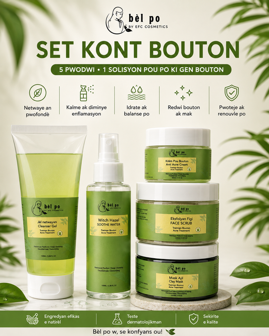 Set  Kont Bouton- Acne Detox Kit